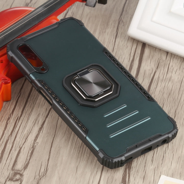 For Huawei Y9s Fierce Warrior Series Armor All-inclusive Shockproof Aluminum Alloy + TPU Protective Case with Ring Holder