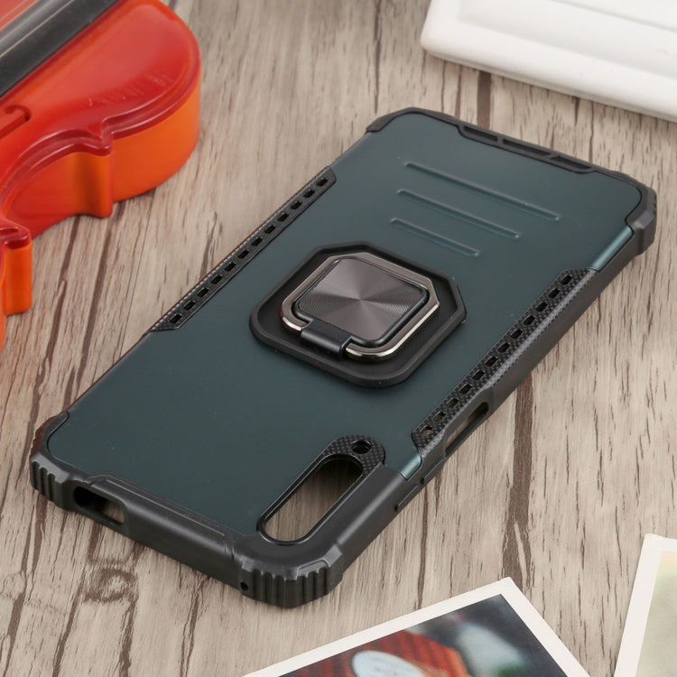 For Huawei Y9s Fierce Warrior Series Armor All-inclusive Shockproof Aluminum Alloy + TPU Protective Case with Ring Holder
