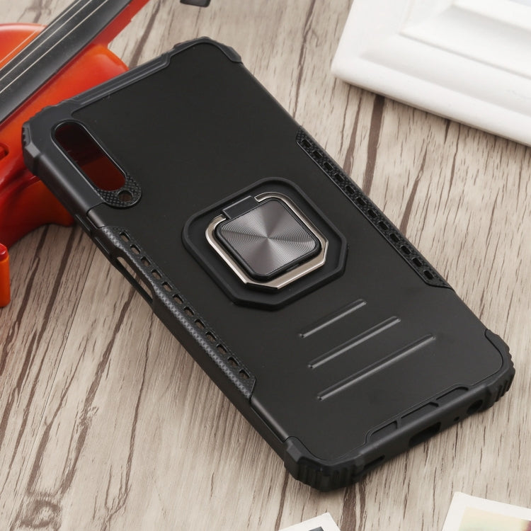 For Huawei Y9s Fierce Warrior Series Armor All-inclusive Shockproof Aluminum Alloy + TPU Protective Case with Ring Holder