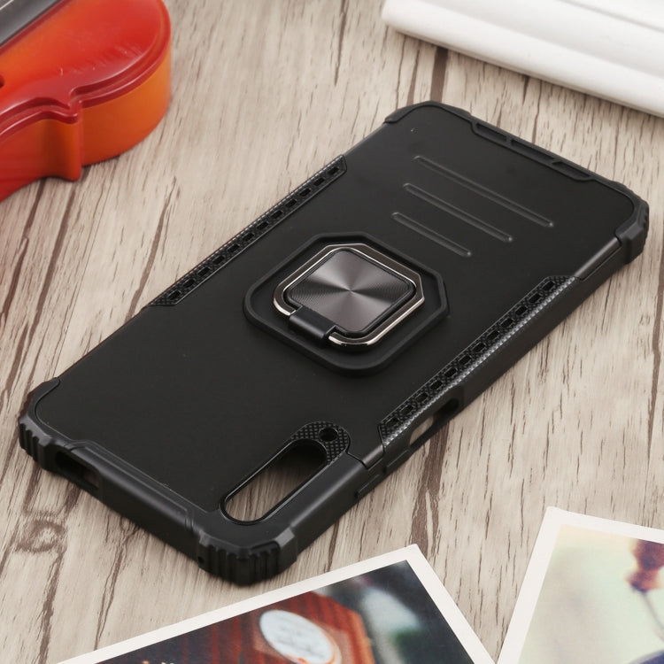 For Huawei Y9s Fierce Warrior Series Armor All-inclusive Shockproof Aluminum Alloy + TPU Protective Case with Ring Holder