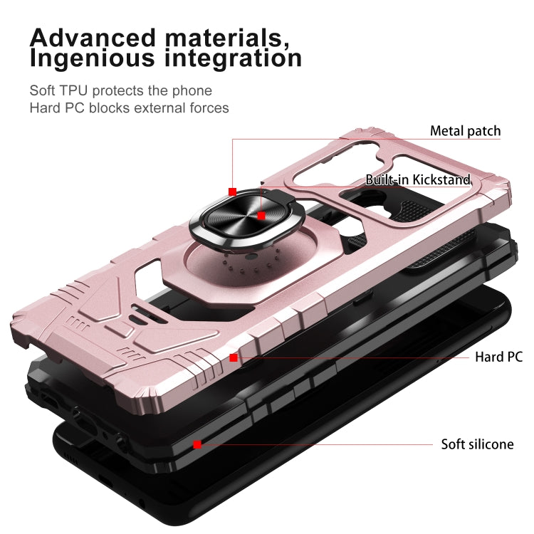 For Samsung Galaxy A32 5G 10 PCS Armor Magnetic PC + TPU Shockproof Case with 360 Degree Rotation Ring Holder