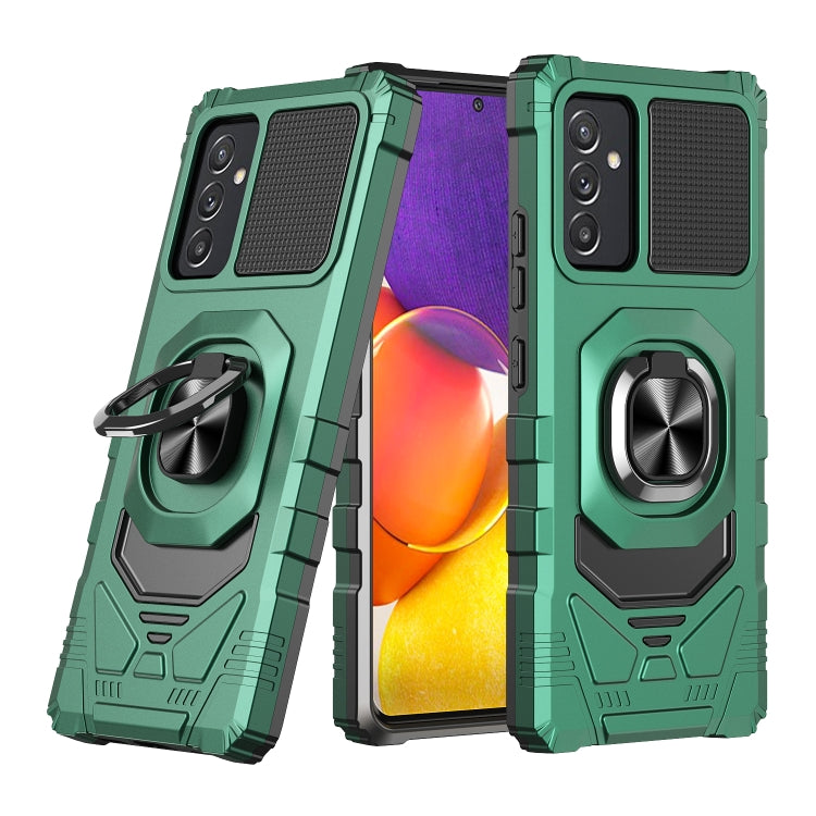 For Samsung Galaxy Quantum 2 / A82 5G 10 PCS Armor Magnetic PC + TPU Shockproof Case with 360 Degree Rotation Ring Holder