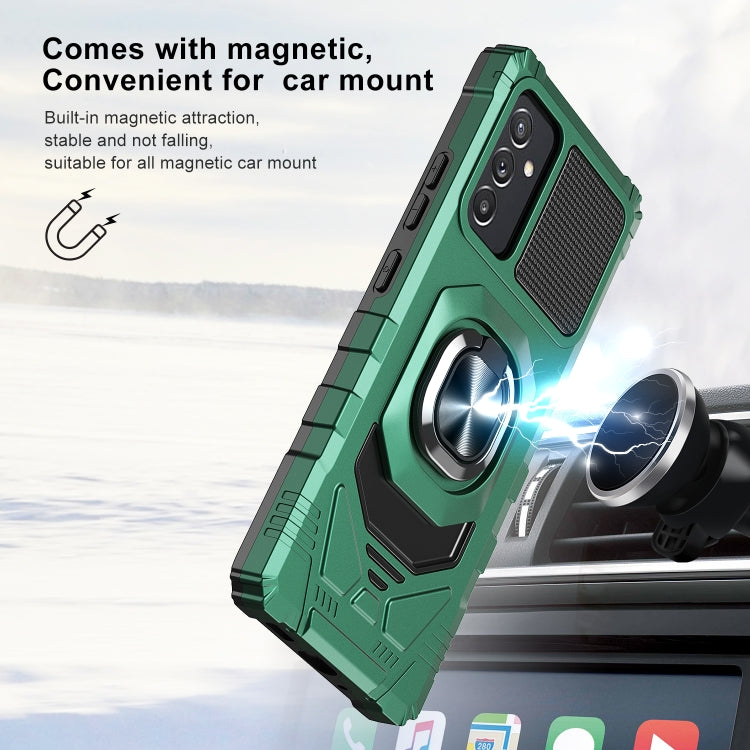 For Samsung Galaxy Quantum 2 / A82 5G 10 PCS Armor Magnetic PC + TPU Shockproof Case with 360 Degree Rotation Ring Holder
