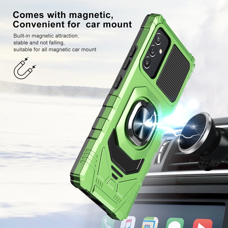 For Samsung Galaxy Quantum 2 / A82 5G 10 PCS Armor Magnetic PC + TPU Shockproof Case with 360 Degree Rotation Ring Holder