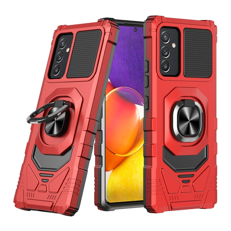 For Samsung Galaxy Quantum 2 / A82 5G 10 PCS Armor Magnetic PC + TPU Shockproof Case with 360 Degree Rotation Ring Holder