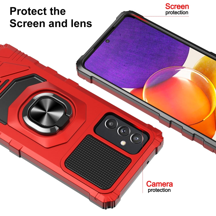For Samsung Galaxy Quantum 2 / A82 5G 10 PCS Armor Magnetic PC + TPU Shockproof Case with 360 Degree Rotation Ring Holder