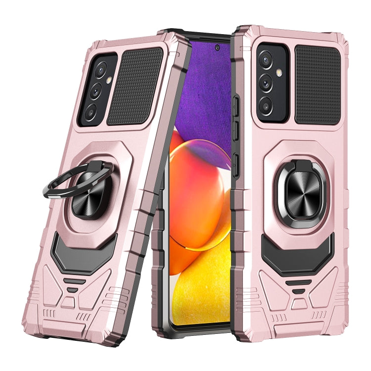 For Samsung Galaxy Quantum 2 / A82 5G 10 PCS Armor Magnetic PC + TPU Shockproof Case with 360 Degree Rotation Ring Holder