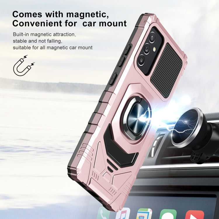 For Samsung Galaxy Quantum 2 / A82 5G 10 PCS Armor Magnetic PC + TPU Shockproof Case with 360 Degree Rotation Ring Holder