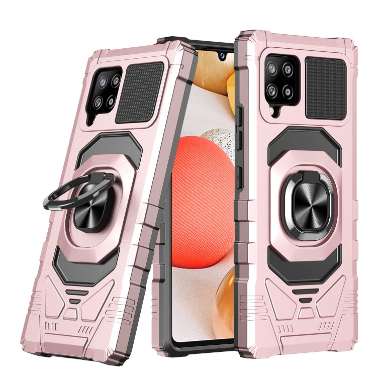 For Samsung Galaxy A42 5G 10 PCS Armor Magnetic PC + TPU Shockproof Case with 360 Degree Rotation Ring Holder