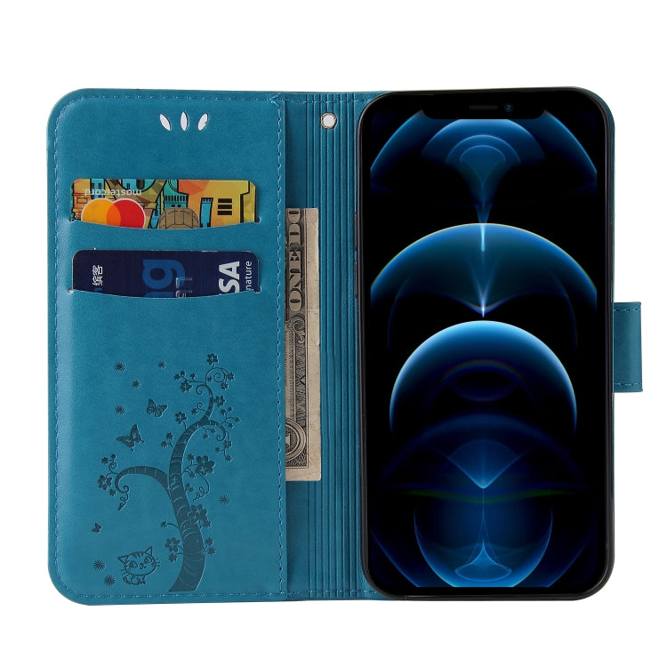 For iPhone 12 Pro Max Embossed Lucky Tree Horizontal Flip Leather Case with Holder & Card Slot & Wallet & Lanyard