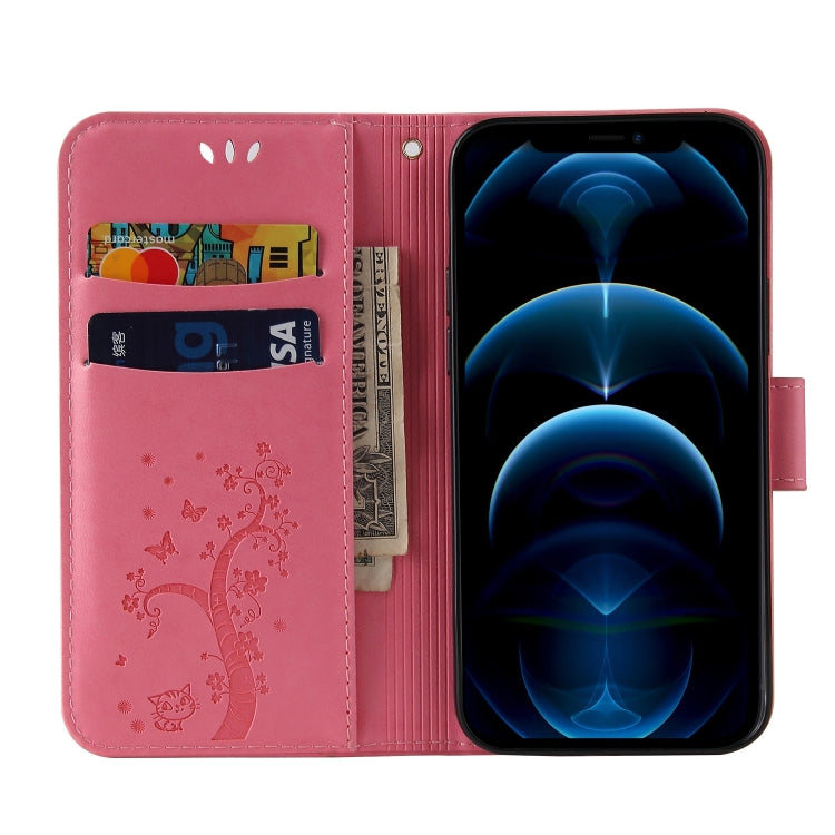 For iPhone 12 Pro Max Embossed Lucky Tree Horizontal Flip Leather Case with Holder & Card Slot & Wallet & Lanyard