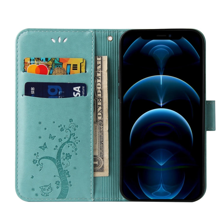 For iPhone 12 Pro Max Embossed Lucky Tree Horizontal Flip Leather Case with Holder & Card Slot & Wallet & Lanyard