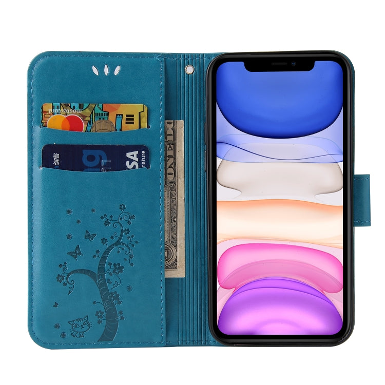 For iPhone 11 Pro Embossed Lucky Tree Horizontal Flip Leather Casewith Holder & Card Slot & Wallet & Lanyard