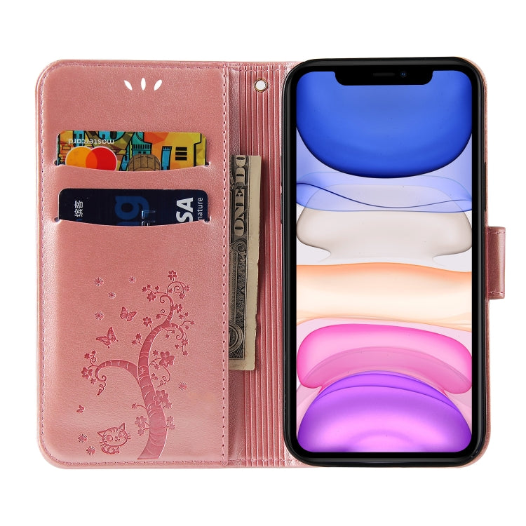 For iPhone 11 Pro Embossed Lucky Tree Horizontal Flip Leather Casewith Holder & Card Slot & Wallet & Lanyard