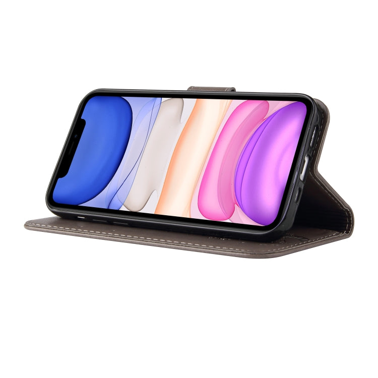 For iPhone 11 Embossed Lucky Tree Horizontal Flip Leather Case with Holder & Card Slot & Wallet & Lanyard