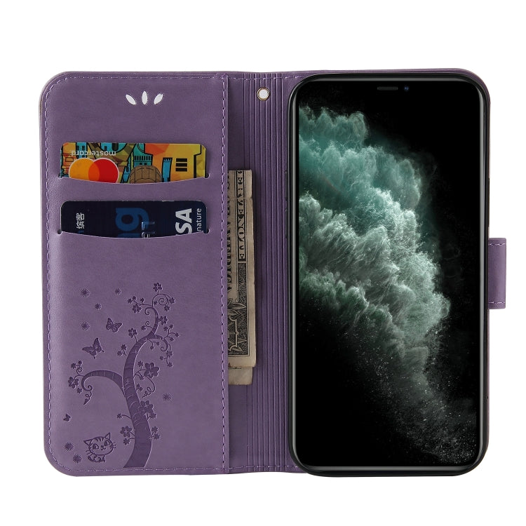 For iPhone 11 Pro Max Embossed Lucky Tree Horizontal Flip Leather Case with Holder & Card Slot & Wallet & Lanyard