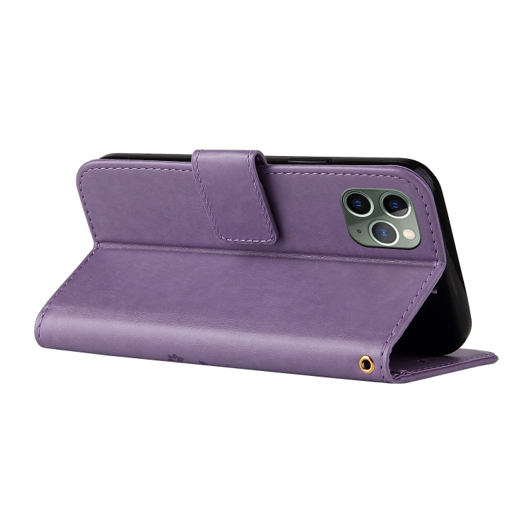 For iPhone 11 Pro Max Embossed Lucky Tree Horizontal Flip Leather Case with Holder & Card Slot & Wallet & Lanyard