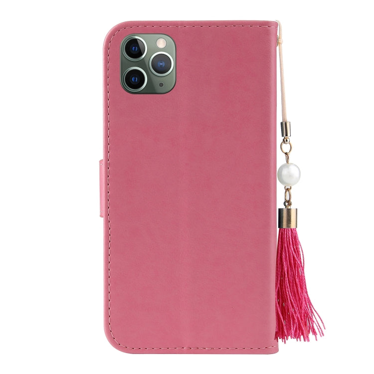 For iPhone 11 Pro Max Embossed Lucky Tree Horizontal Flip Leather Case with Holder & Card Slot & Wallet & Lanyard