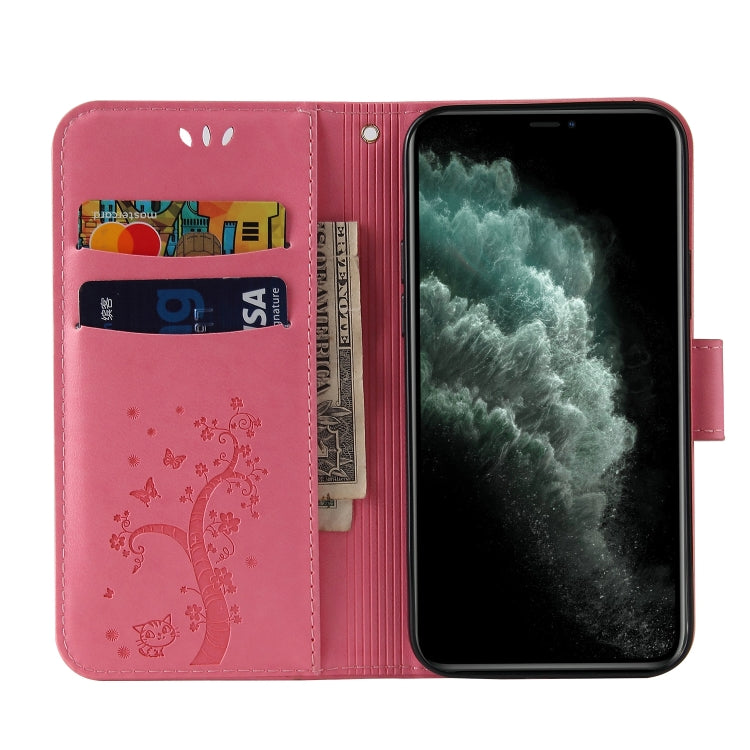 For iPhone 11 Pro Max Embossed Lucky Tree Horizontal Flip Leather Case with Holder & Card Slot & Wallet & Lanyard