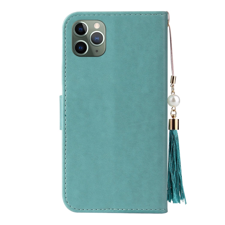 For iPhone 11 Pro Max Embossed Lucky Tree Horizontal Flip Leather Case with Holder & Card Slot & Wallet & Lanyard