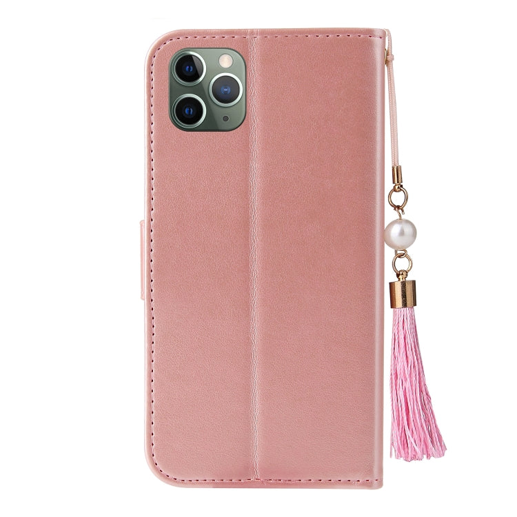 For iPhone 11 Pro Max Embossed Lucky Tree Horizontal Flip Leather Case with Holder & Card Slot & Wallet & Lanyard