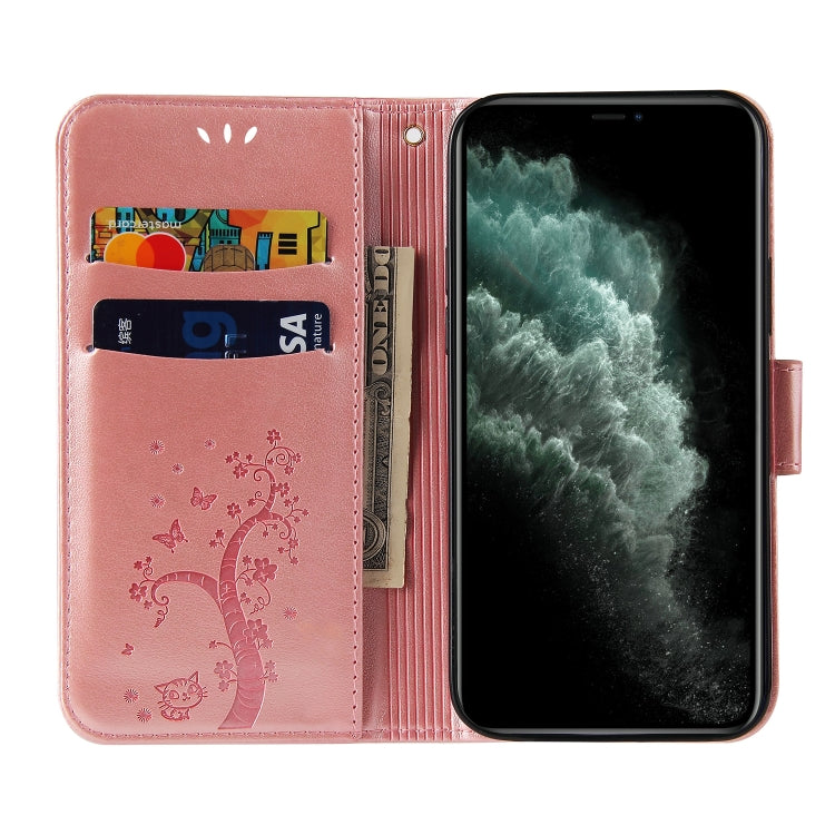 For iPhone 11 Pro Max Embossed Lucky Tree Horizontal Flip Leather Case with Holder & Card Slot & Wallet & Lanyard