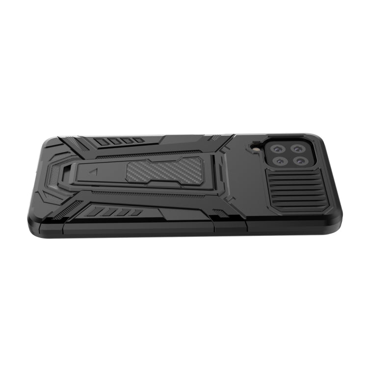 For Samsung Galaxy A22 4G War Chariot Series Armor All-inclusive Shockproof PC + TPU Protective Case with Invisible Holder