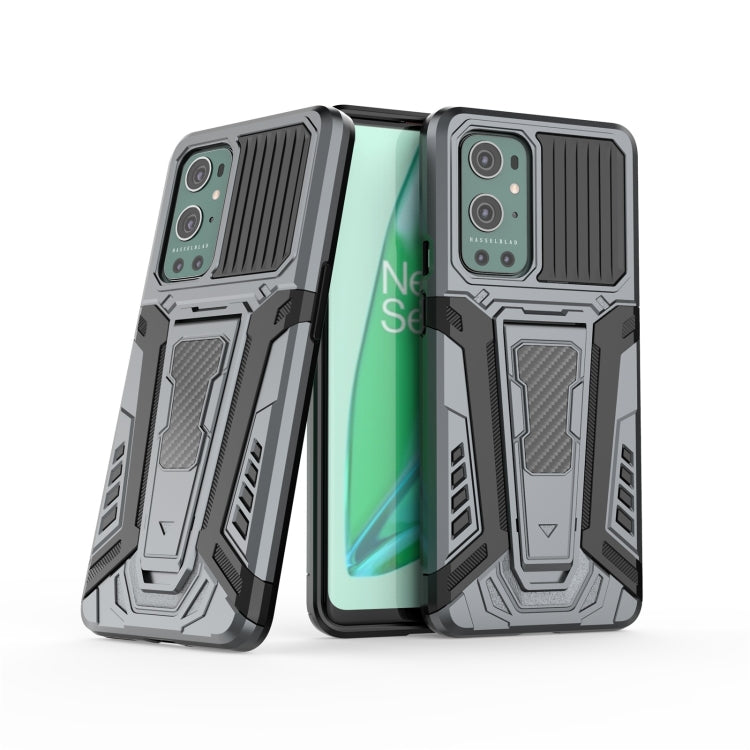 For OnePlus 9 Pro War Chariot Series Armor All-inclusive Shockproof PC + TPU Protective Case with Invisible Holder
