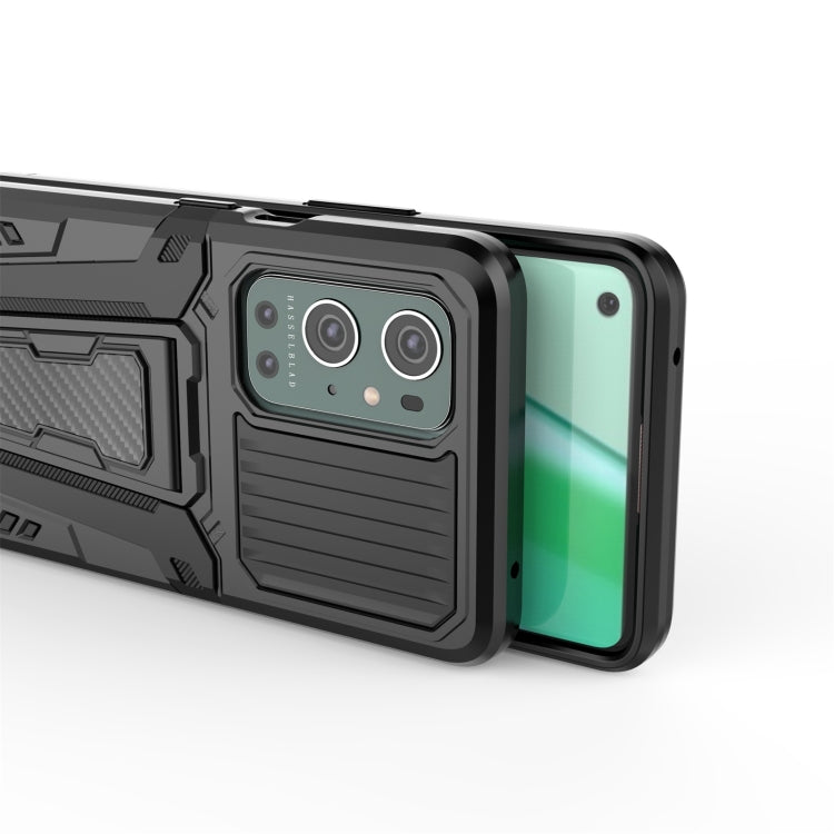 For OnePlus 9 Pro War Chariot Series Armor All-inclusive Shockproof PC + TPU Protective Case with Invisible Holder