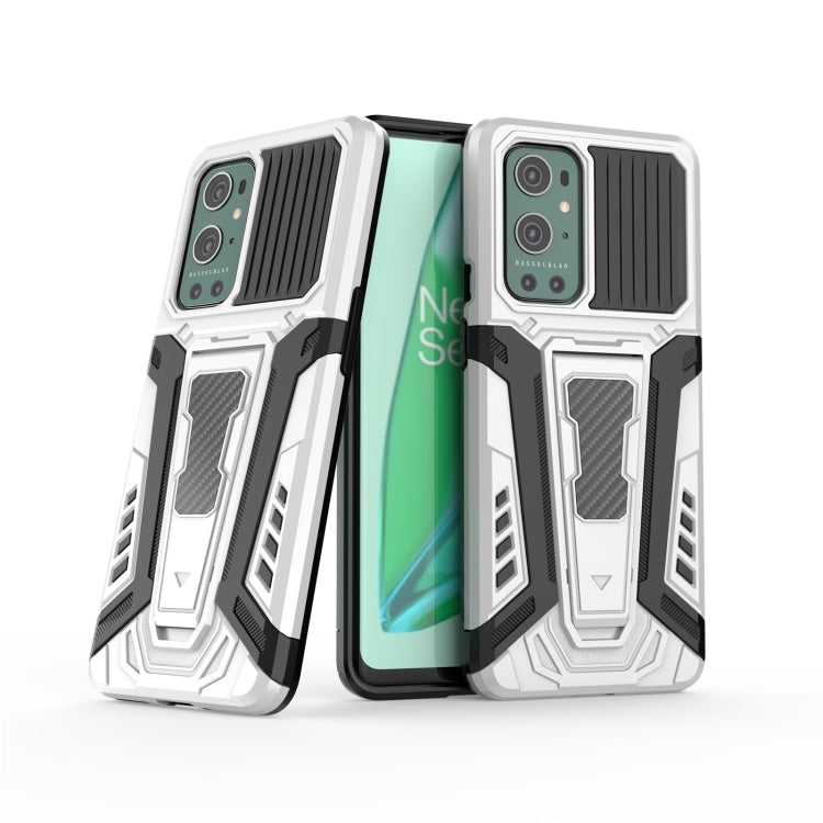 For OnePlus 9 Pro War Chariot Series Armor All-inclusive Shockproof PC + TPU Protective Case with Invisible Holder