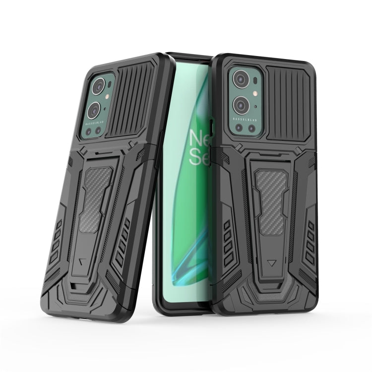 For OnePlus 9 Pro War Chariot Series Armor All-inclusive Shockproof PC + TPU Protective Case with Invisible Holder
