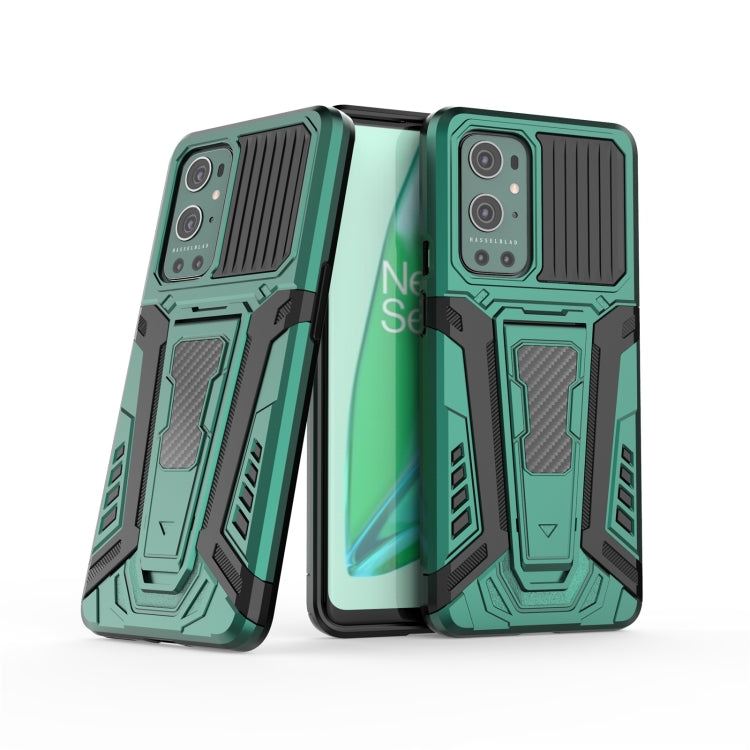 For OnePlus 9 Pro War Chariot Series Armor All-inclusive Shockproof PC + TPU Protective Case with Invisible Holder