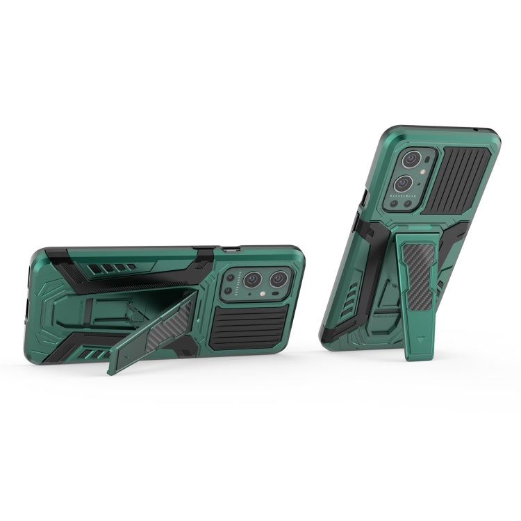 For OnePlus 9 Pro War Chariot Series Armor All-inclusive Shockproof PC + TPU Protective Case with Invisible Holder