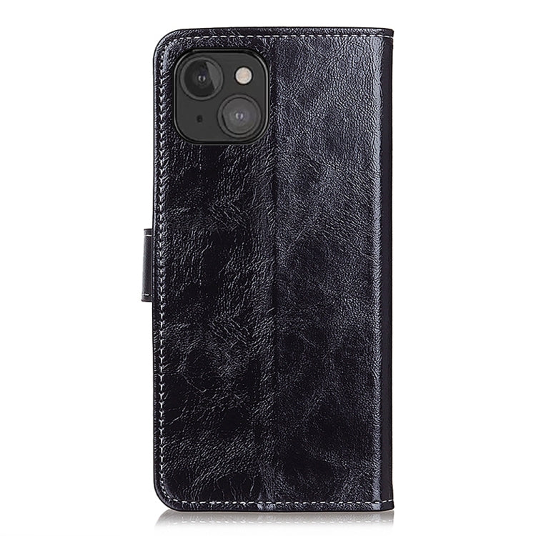 For iPhone 13 mini Retro Crazy Horse Texture Horizontal Flip Leather Case with Holder & Card Slots & Photo Frame & Wallet