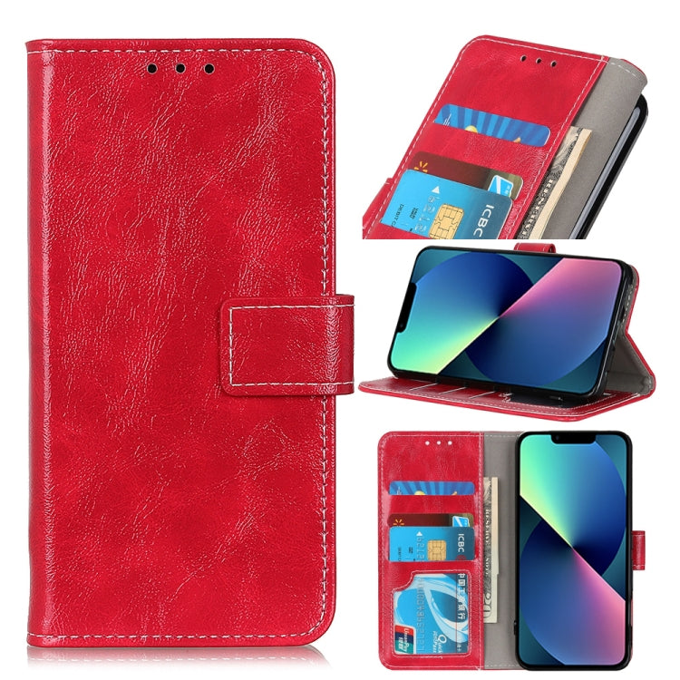 For iPhone 13 mini Retro Crazy Horse Texture Horizontal Flip Leather Case with Holder & Card Slots & Photo Frame & Wallet