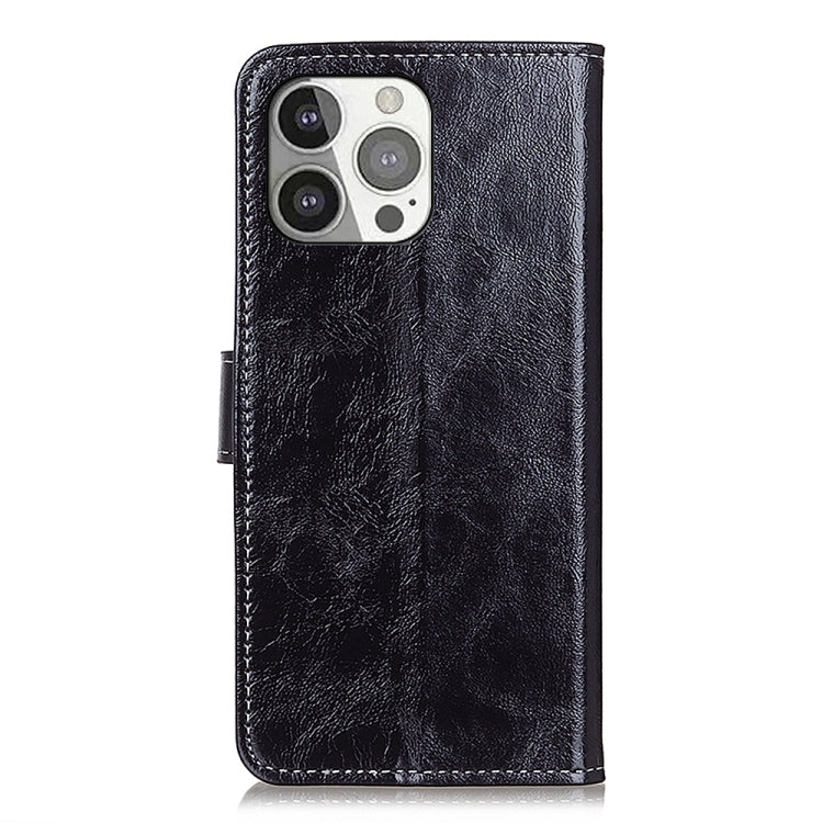 For iPhone 13 Pro Retro Crazy Horse Texture Horizontal Flip Leather Case with Holder & Card Slots & Photo Frame & Wallet