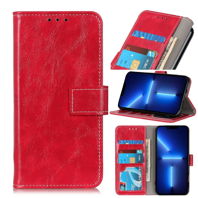 For iPhone 13 Pro Retro Crazy Horse Texture Horizontal Flip Leather Case with Holder & Card Slots & Photo Frame & Wallet