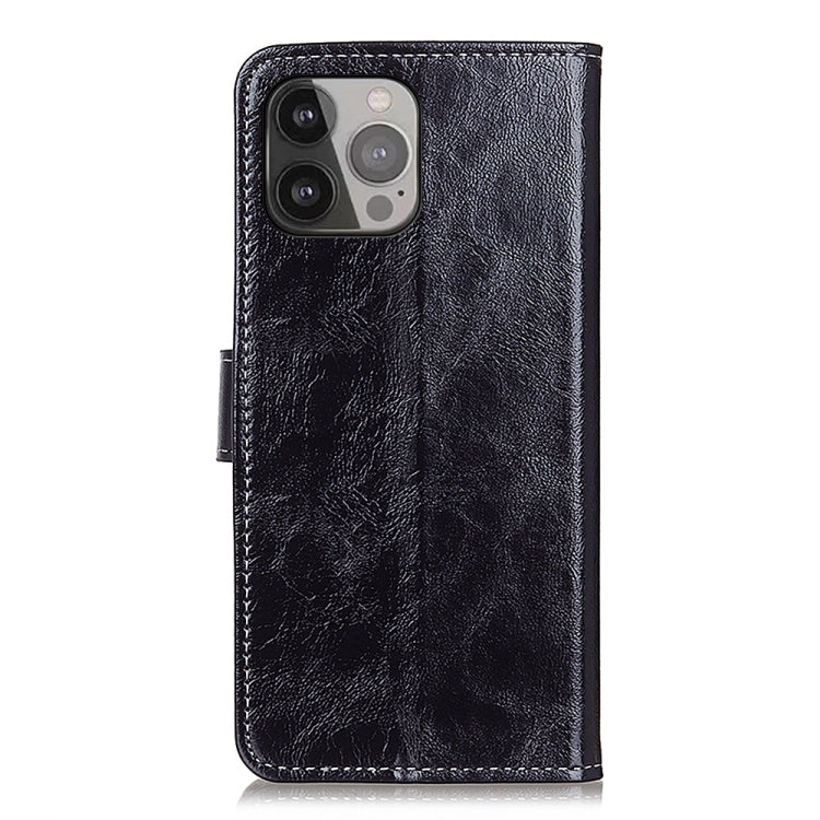 For iPhone 13 Pro Max Retro Crazy Horse Texture Horizontal Flip Leather Case with Holder & Card Slots & Photo Frame & Wallet