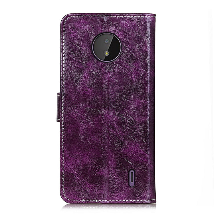 Retro Crazy Horse Texture Horizontal Flip Leather Case with Holder & Card Slots & Photo Frame & Wallet For Nokia C10 / C20