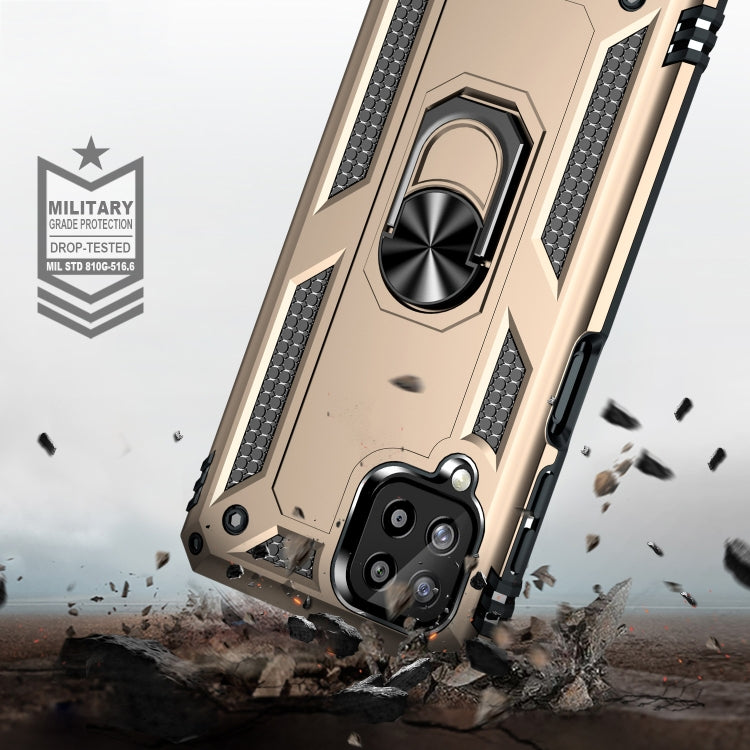 For Samsung Galaxy A22 4G Shockproof TPU + PC Protective Case with 360 Degree Rotating Holder