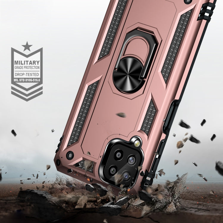 For Samsung Galaxy A22 4G Shockproof TPU + PC Protective Case with 360 Degree Rotating Holder