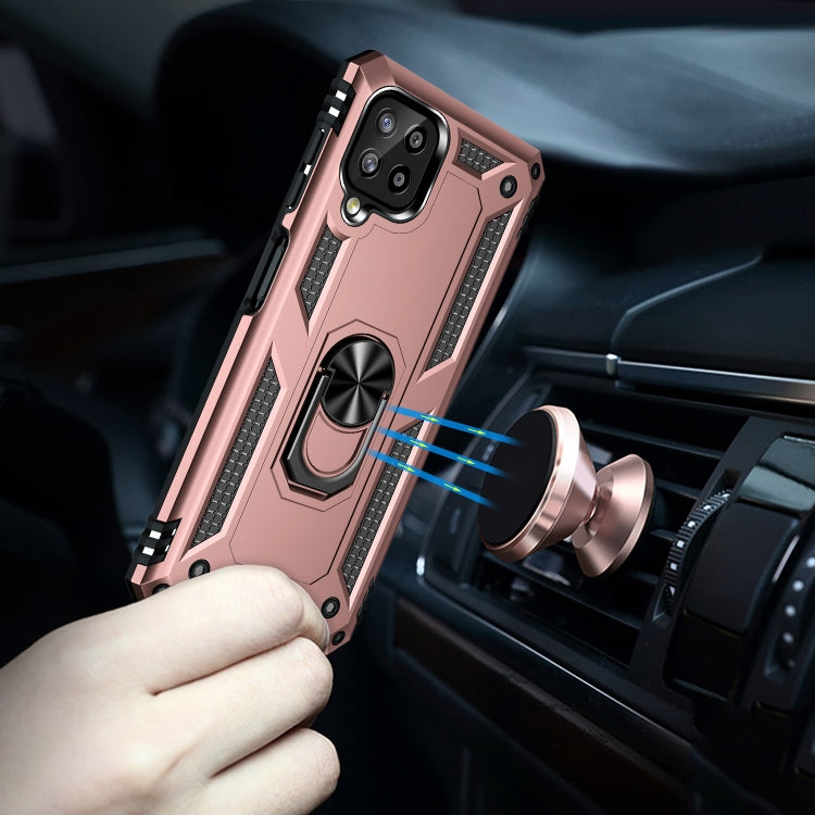 For Samsung Galaxy A22 4G Shockproof TPU + PC Protective Case with 360 Degree Rotating Holder
