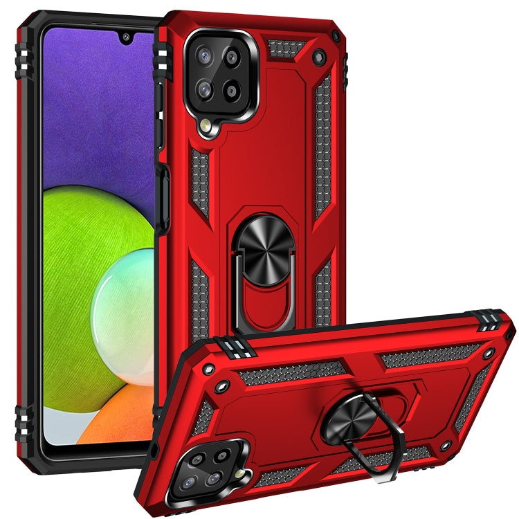 For Samsung Galaxy A22 4G Shockproof TPU + PC Protective Case with 360 Degree Rotating Holder