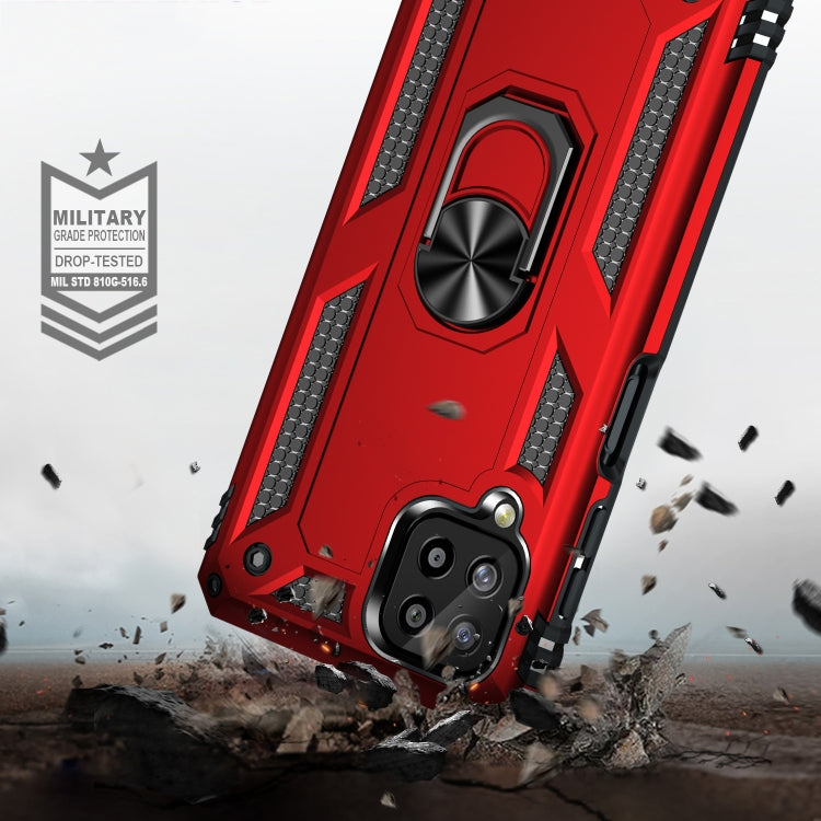 For Samsung Galaxy A22 4G Shockproof TPU + PC Protective Case with 360 Degree Rotating Holder