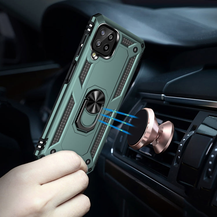 For Samsung Galaxy A22 4G Shockproof TPU + PC Protective Case with 360 Degree Rotating Holder