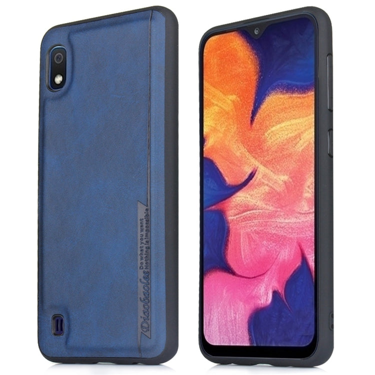 For Galaxy A10 Diaobaolee Shockproof PU + TPU Protective Case