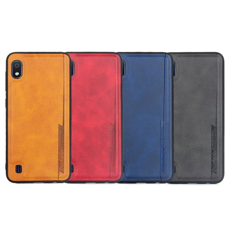 For Galaxy A10 Diaobaolee Shockproof PU + TPU Protective Case