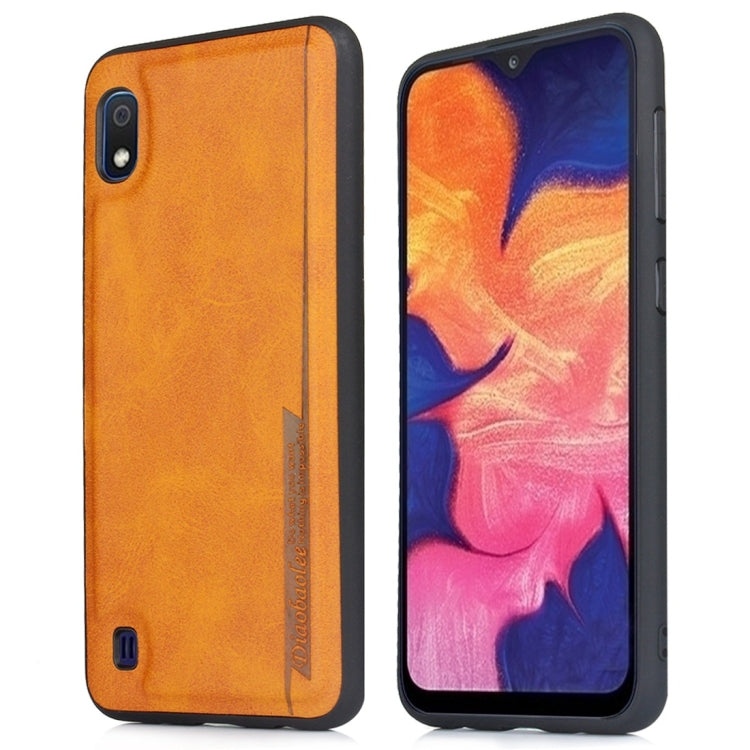 For Galaxy A10 Diaobaolee Shockproof PU + TPU Protective Case