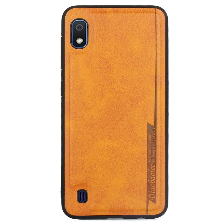 For Galaxy A10 Diaobaolee Shockproof PU + TPU Protective Case