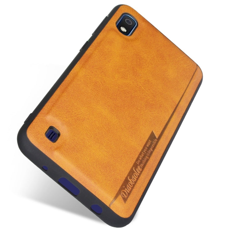 For Galaxy A10 Diaobaolee Shockproof PU + TPU Protective Case